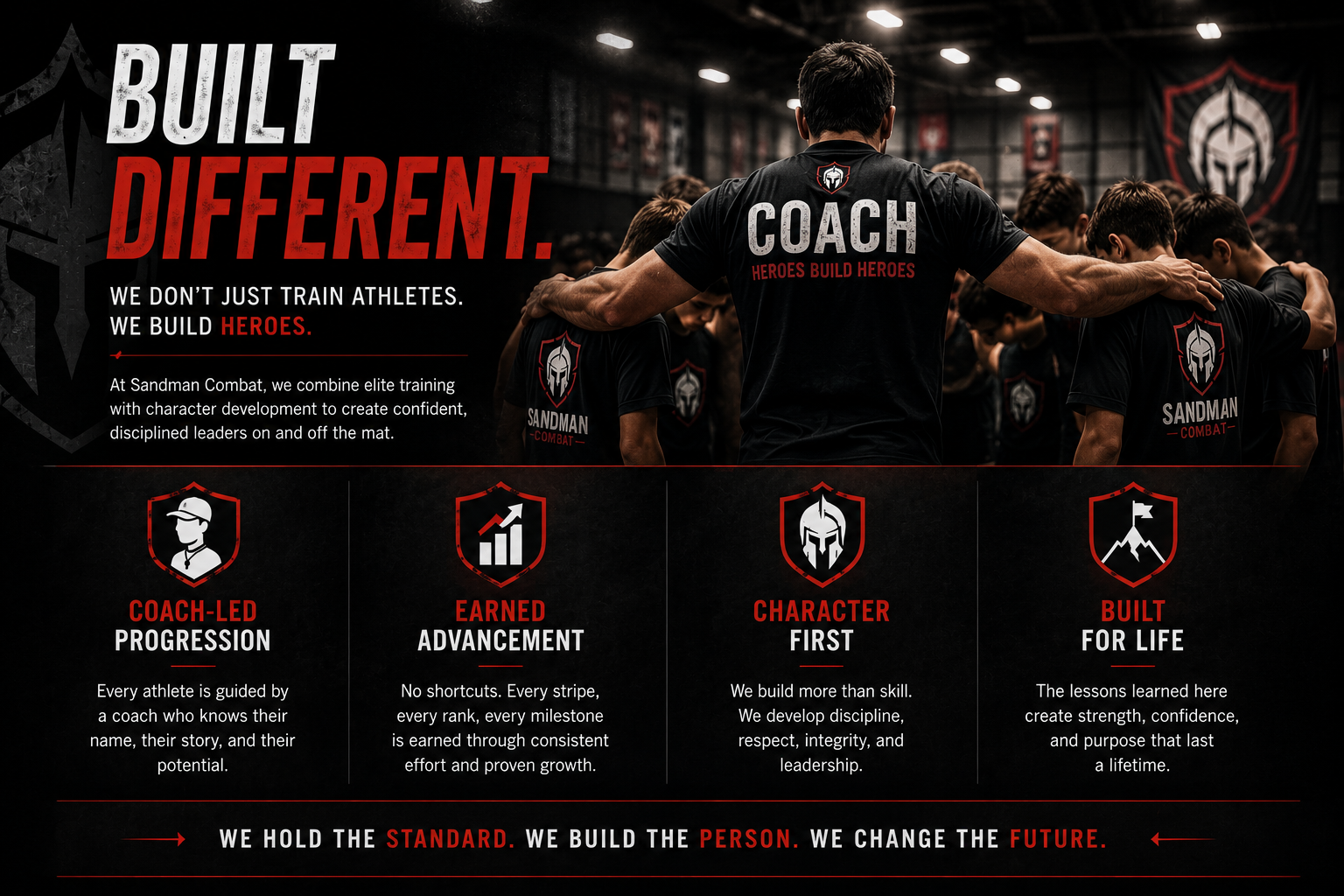 Combat is the classroom. Character is the curriculum.