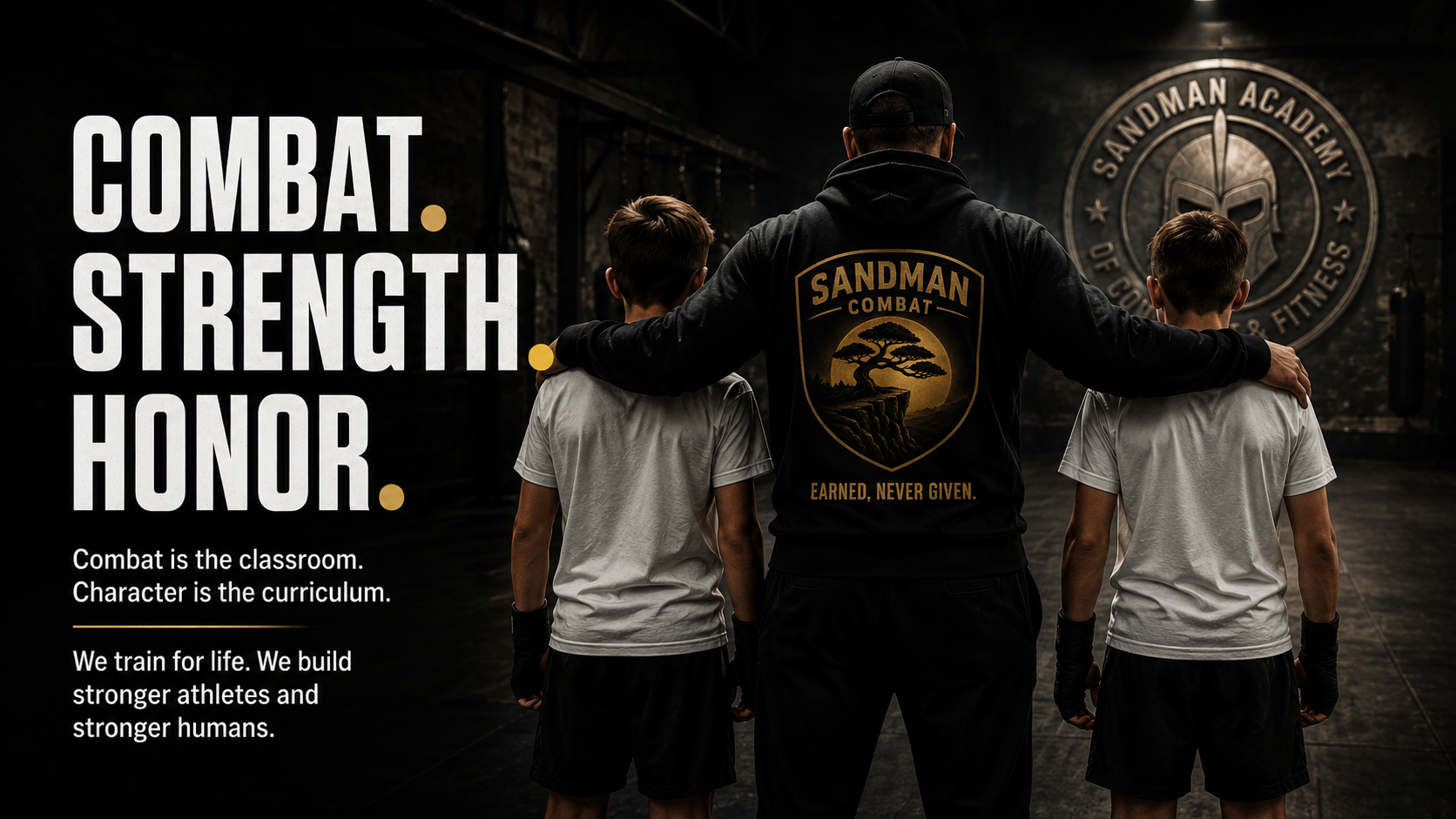Sandman System. Combat is life. These are the rules of life: Focus, Effort, Attitude, Respect.