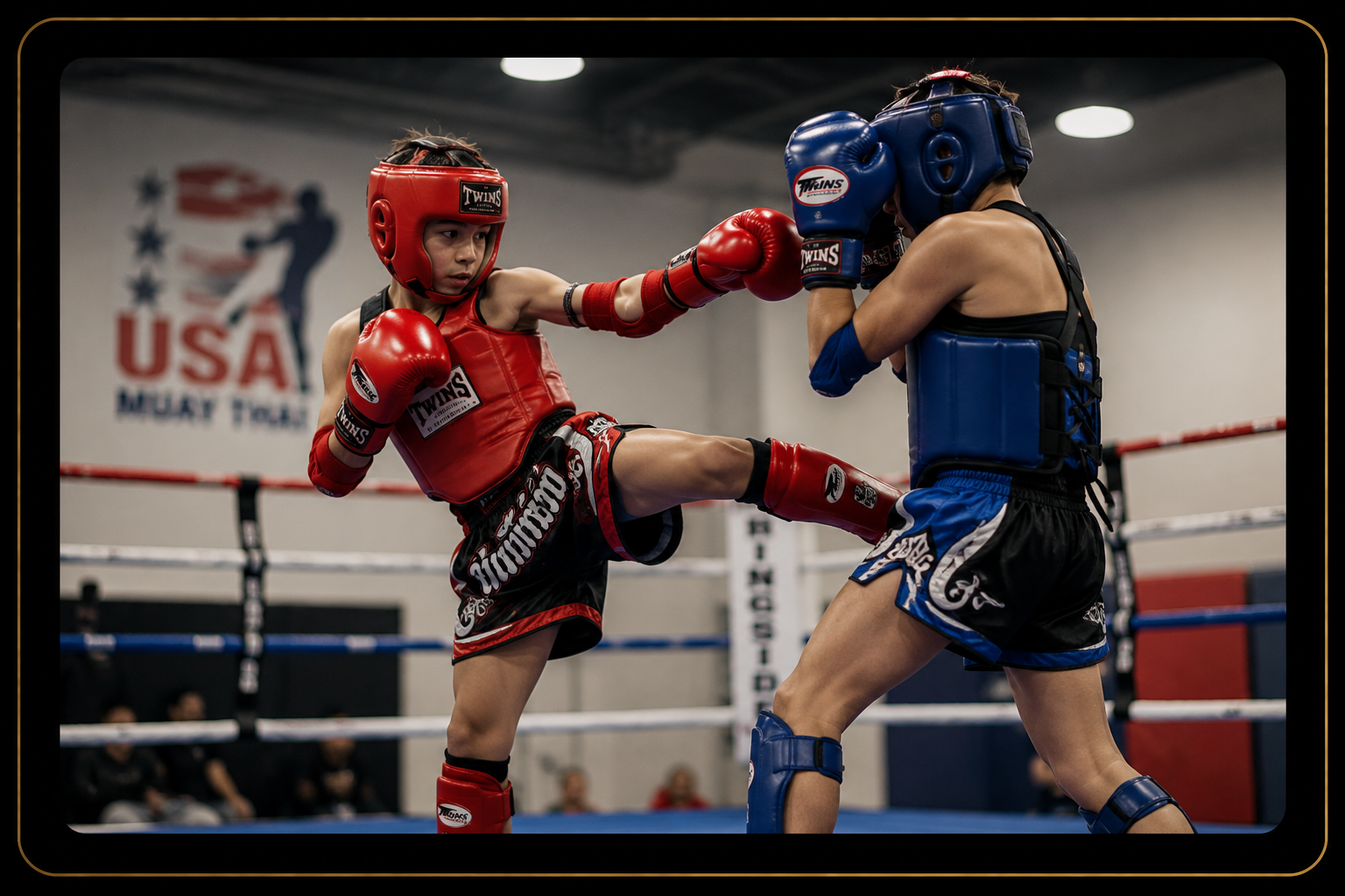 Youth Muay Thai training