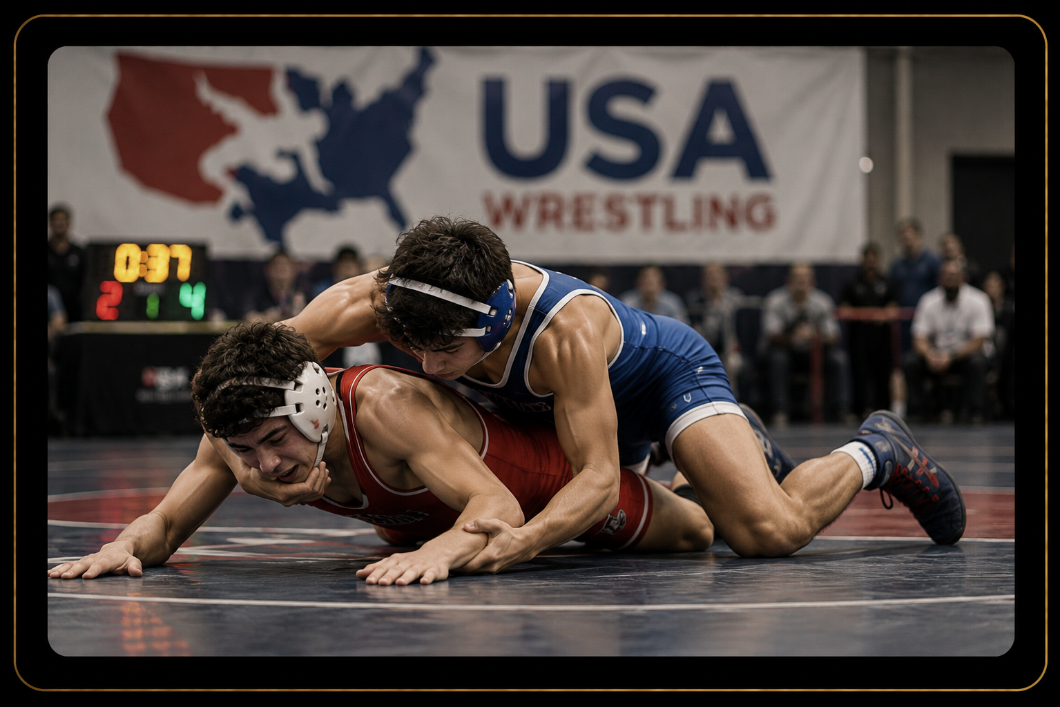 Youth and teen wrestling training